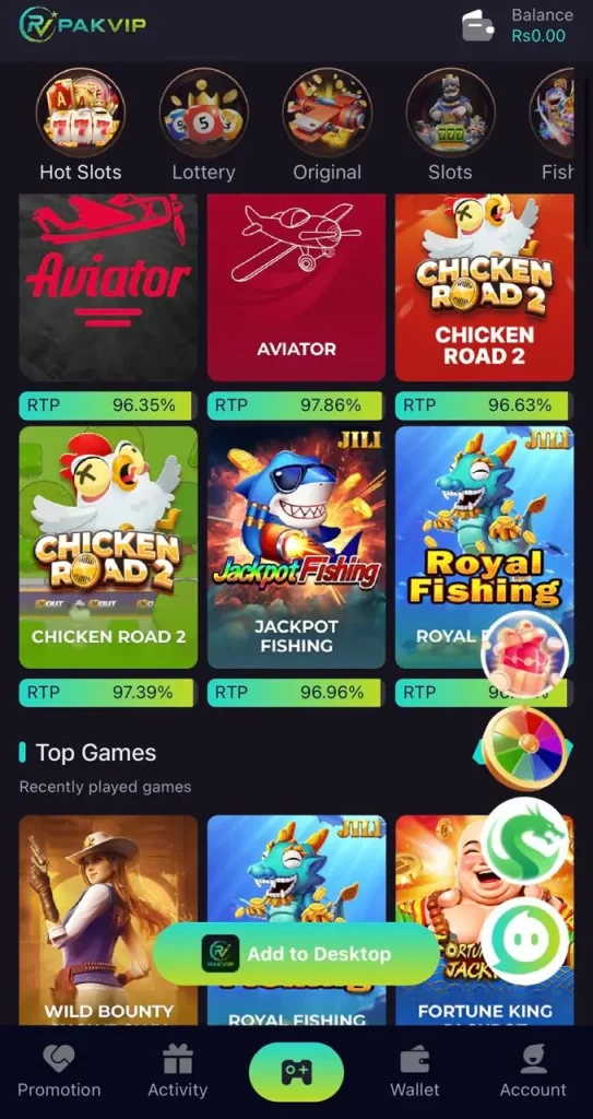 Pakvip Game